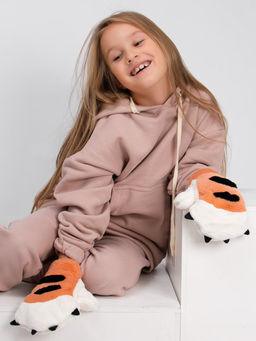 Варежки детские меховые Kim Lin  фото 4