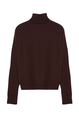 Koyu Kahverengi Yunlu Bal?kc? Yaka Triko Kazak TWOAW25KZ00026 - Trendyolmilla фото 7