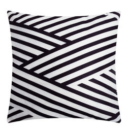 Наволочка декоративная Этель Геометрия Полосы 40х40 см, велюр