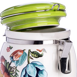 30790 Банка для сыпучих 700мл Летний букет дол/металл LR (х36) - Mayer&boch фото 3