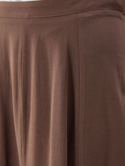 Beli Fermuarl? Keten Kar???ml? Pileli Etek