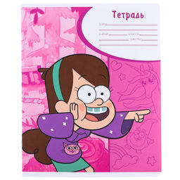 Цена за 10 шт. Тетрадь 18 листов, линейка, 5 видов МИКС, Гравити Фолз - Disney фото 12