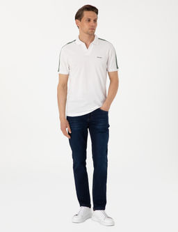 Koyu Lacivert Slim Fit Jean Pantolon