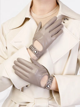 Перчатки жен ш/п LB-8442 taupe - Labbra фото 5