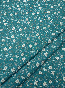 Бязь "Ивона" цв.морская волна, ш.1.5м, хлопок-100%, 120гр/м.кв