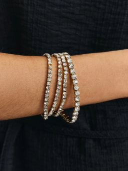 Набор браслетов со стразами / Zarina  фото 2