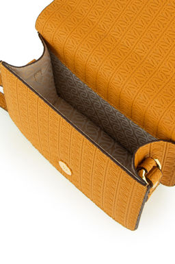 Женская шафрановая сумка через плечо Неожиданная скидка в корзине