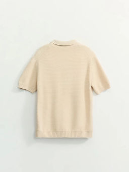 Джемпер поло фактурной вязки / Zarina  фото 8