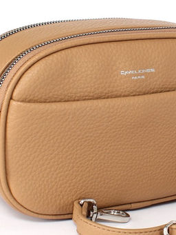 Сумка женская искусственная кожа DJ-CM 6920-CARAMEL, 2отд, плечевой ремень, карамель SALE 260339 - Adelia фото 9