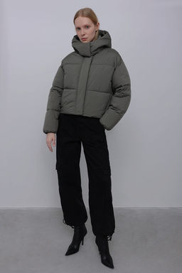Стеганая куртка c капюшоном - Incity фото 18