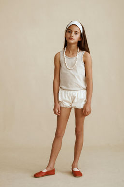 CAMISETA PESPUNTES CREATED BY CARAMEL LONDON X ZARA / Beige