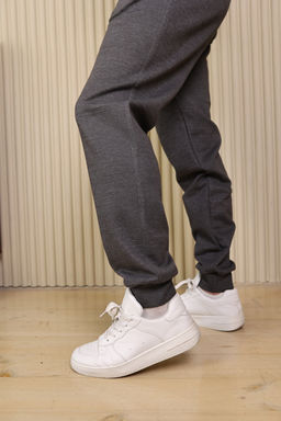 Брюки М-1247 из футера двунитки без начёса