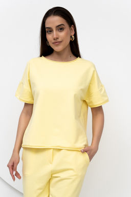 футболка из лёгкого хлопкового футера - Solo mio фото 2