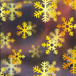 Цена за 5 шт. Коробка подарочная новогодняя складная ПВХ Снежинки 10?10?10 см - UPAK LAND фото 3