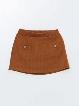 Beli Lastikli K?z ?ocuk Etek ve K?lotlu ?orap 2li Tak?m - Waikiki фото 3