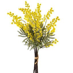 Цветы искусственные "Букет Мимозы", L20 W20 H41 см