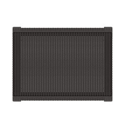 Стол садовый «Ротанг», 76.5×57×42 см, пластиковый, цвет мокко