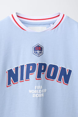CAMISETA ESTAMPADO JAP?N FIFA WORLD CUP  2026 / Celeste