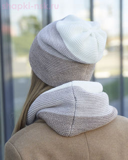 MM 1109 S 1109 Комплект женский флис (колпак+снуд)