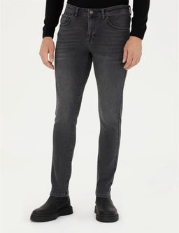 Antrasit Slim Fit Jean Pantolon - Pierre cardin фото 2