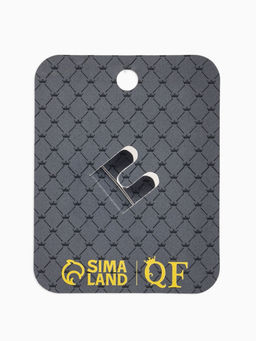 Брошь «Подкова», с бусиной №10, цвет белый в серебре