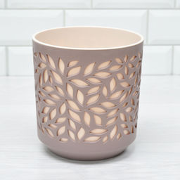 Кашпо Leaves (2,5л.) Цв. Мокко/Пудра (КШ-9573) - Вмс фото 3