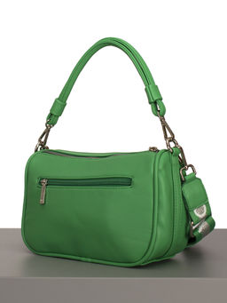 LACCOMA сумка Айлин-Ф826-зеленый эко кожа хлопок  фото 4