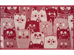 Полотенце махровое 6с104.411ж1 Мир котов (бордо) 67х40см
