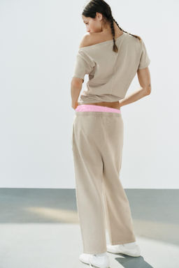 PANTAL?N BOLSILLOS ALGOD?N / Beige - Zara фото 3