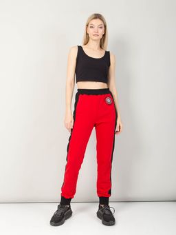 Брюки комбинированные из футера - Stilla фото 5