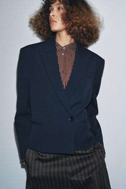 ZW COLLECTION LIMITED EDITION CROPPED BLAZER - Zara фото 2