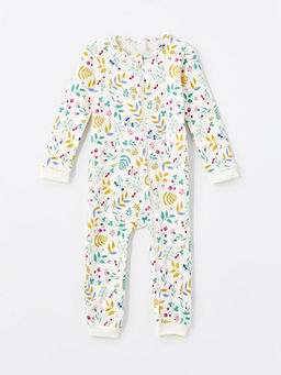 Bisiklet Yaka Uzun Kollu K?z Bebek Tulum