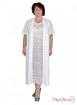 Халат-пеньюар Модель №857 размеры 44-84 - Plusmoda фото 6