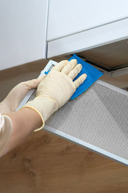 Набор губок-салфеток арт.9004-024 "Антижир" и "Скраб" из микрофибры 9х12см, 2шт Голубушка