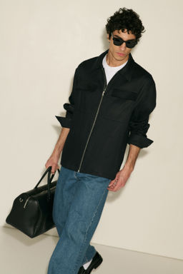 Sobrecamisa en mezcla lino Easy Care Regular Fit - H&m фото 8