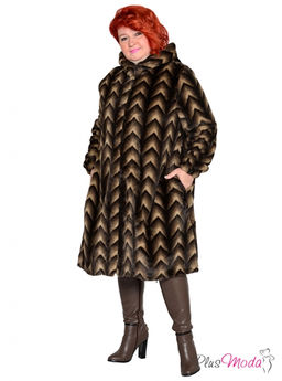 Шубка Модель №1776 размеры 44-84 - Plusmoda фото 20