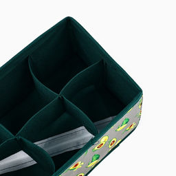 Органайзер для хранения, кофр для белья 8 ячеек Авокадо, 281610 см - See you home фото 5