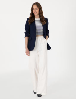 Lacivert Slim Fit Ceket