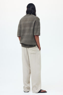 Polo en punto calado Relaxed Fit - H&m фото 7