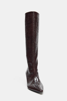 KITTEN HEEL BOOTS - Zara фото 4