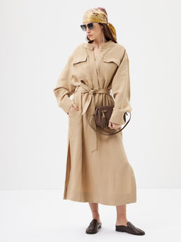Платье-рубашка женское 12621-35060 beige