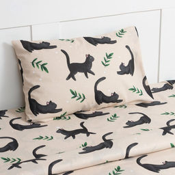 Постельное бельё Этель 1,5 сп Little cat, 143х215 см, 150х214 см, 50х70 см -1 шт, 100% хлопок, бязь  фото 2