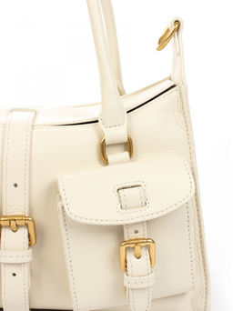 LACCOMA сумка АМ2276-молочный натуральная кожа  фото 3