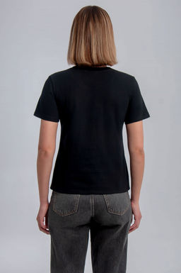 Арт. 3746 Футболка женская 42-50 (5 шт) Цвет:черный - Калинка фото 12