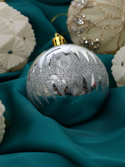 Ёлочные игрушки Флурри, шары новогодние, d=8 см, 9 шт. - Зимнее волшебство фото 4