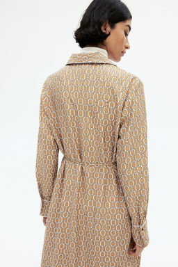 Vestido estampado con cinturon de anudar - H&m фото 4