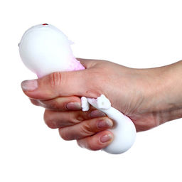 Цена за 11 шт. Мялка «Дракоша» с пастой, цвета МИКС