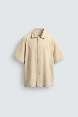 CAMISA ESTRUCTURA LAVADA / Crudo medio - Zara фото 8