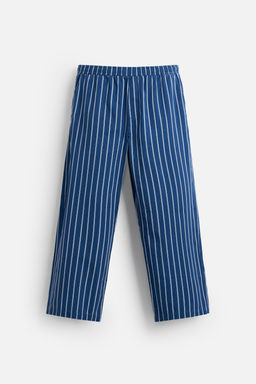 STRIPED RELAXED FIT TROUSERS - Zara фото 7