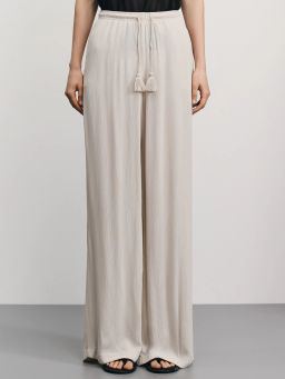 Широкие брюки из фактурной вискозы / Zarina  фото 2